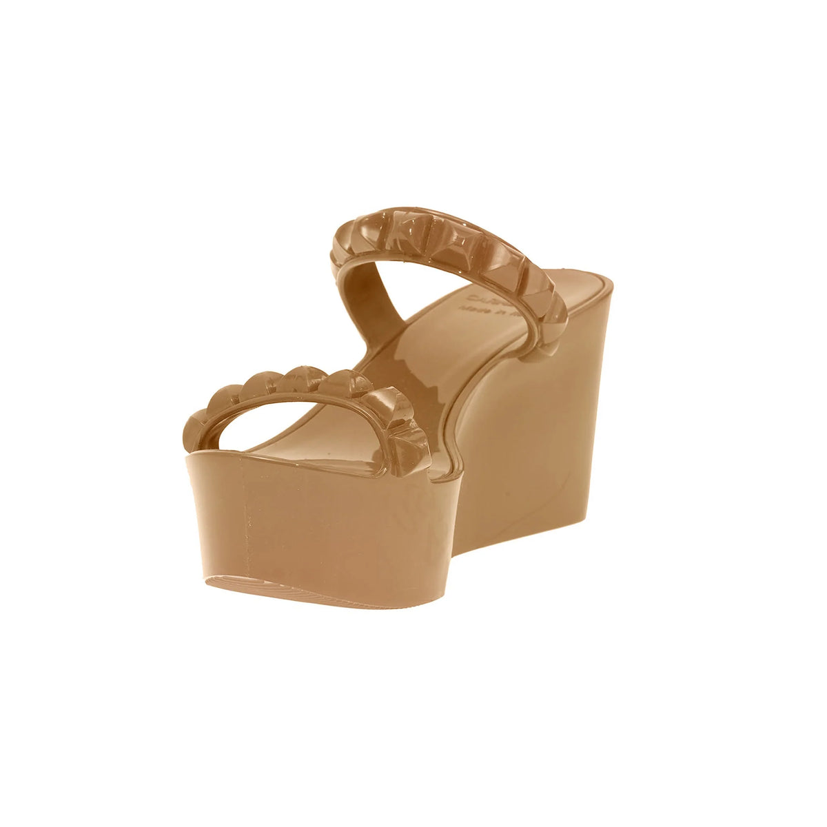 Carmen Sol nude rubber wedge heels main image 0