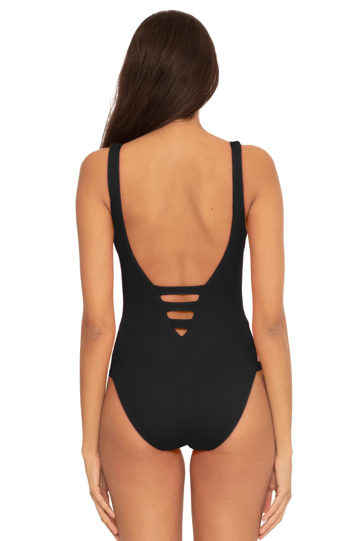 Becca By Rebecca Virtue Fine Line Plunge One Piece